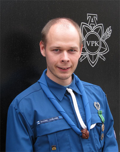 Markus Perälä Suomen Partiolaisten pronssinen ansiomitali 15.5.2011